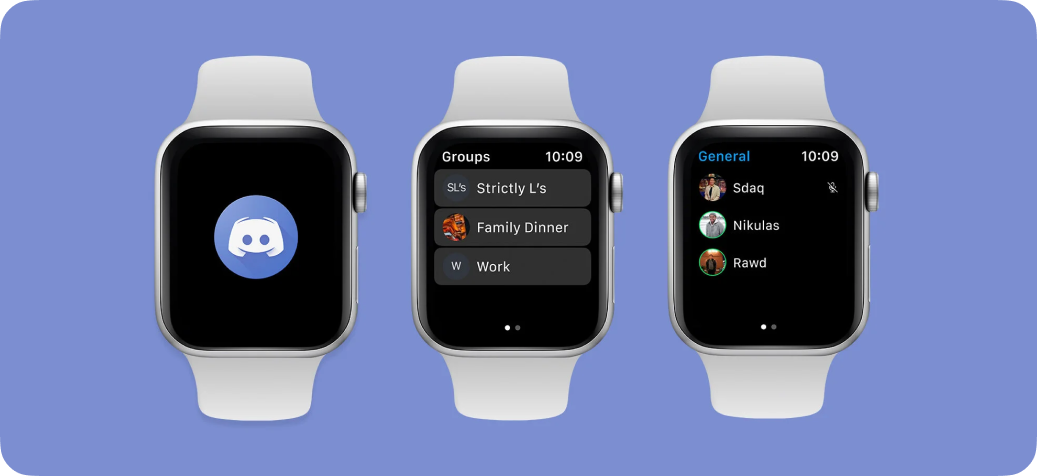 Discord conversations on Apple Watch